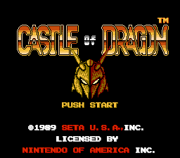 Castle of Dragon screenshot 3 for NES